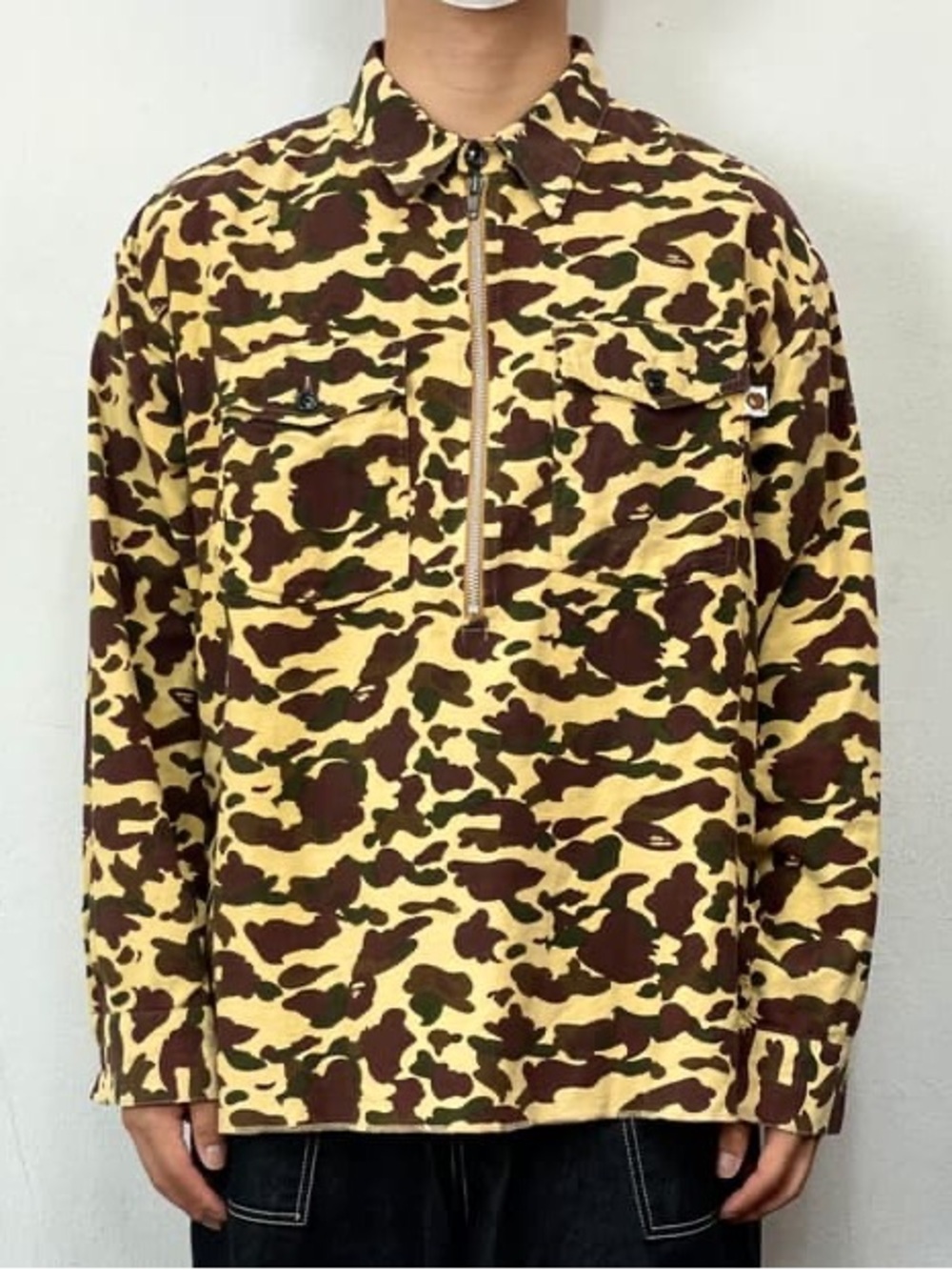 Bape × Vintage
AD1990s BAPE 1st CAMO Chamois Shirt